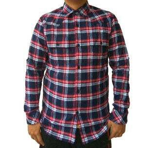 jual baju kemeja flanel lengan panjang pria ahok kotak merah hitam custom clothing jual baju kemeja flanel lengan panjang pria ahok kotak merah hitam custom clothing