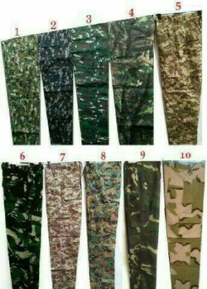 Celana Cargo Army