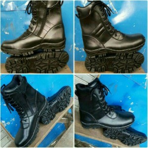 Sepatu PDL TNI POLRI / Sepatu Dinas Lapangan Kulit