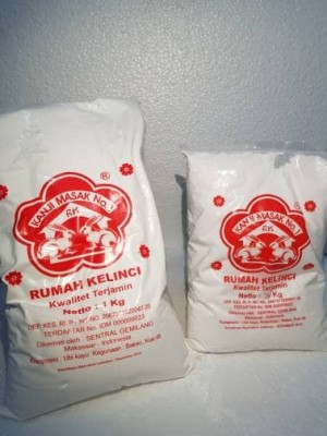 Jual Tepung Tapioka Kanji Merk Rumah Kelinci 1kg jual tepung tapioka kanji merk rumah kelinci 1kg