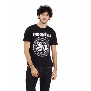 DAMN! I LOVE INDONESIA KAOS PRIA SLANK RAMONES BLK