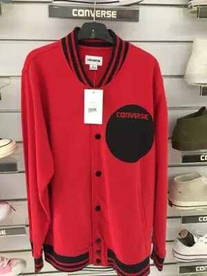 jaket baseball converse