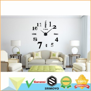 Jual Jam Dinding Tempel 130 Cm Besar Diy Hiasan Ruang Jam Dinding Tempel 130 Cm Besar Diy Hiasan Ruang Tamu