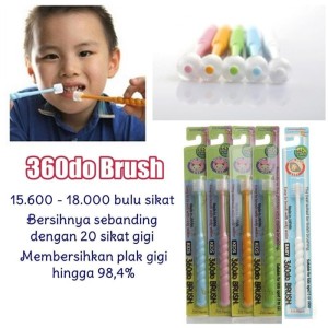 360 Do Brush For Baby PUTIH Sikat Gigi Bayi Japan 360 d Murah