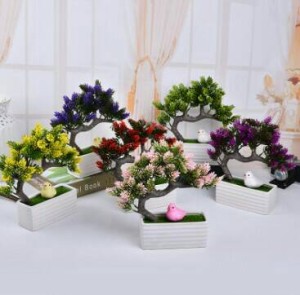 Jual Bunga Bonsai Hias Hiasan Meja Artificial Bunga Bonsai Hias Hiasan Meja Artificial Mini