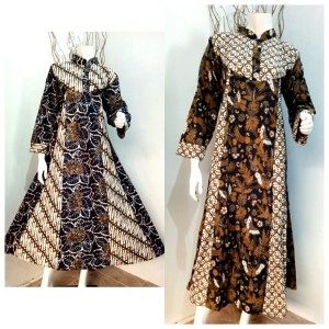 jual gamis batik hana sogan grosir batik jual gamis batik hana sogan grosir batik