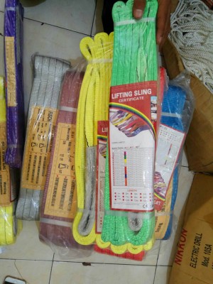 webbing sling 2ton 3meter sabuk angkat ikat barang sling belt fisch