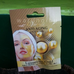 Vienna Anti Aging Face Mask Luxurious Gold / Masker Perawatan Wajah
