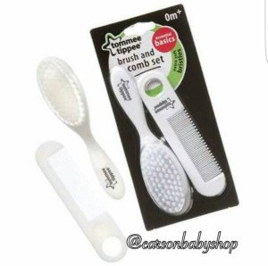 ... Tommee Tippee Brush and Comb Set Sikat Rambut dan Sisir Bayi Tomme S
