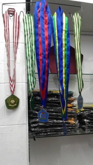 Mendali bahan akrilik