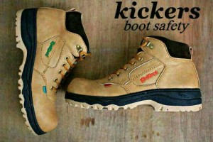 Sepatu Kickers Boots Murah / Boot Safety Pria Tracking Touring