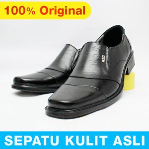 Sepatu Pantofel Pria Kulit Sapi Asli Gak Kulit Uang Kembali 178