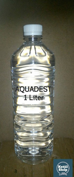 Jual Aquadest Air Suling 1 Liter Jakarta Barat Ketjil Shop Tokopedia