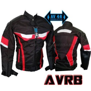 Jaket Bikers Racing AVRC Black / Jaket Codura / Jaket motor / AV46