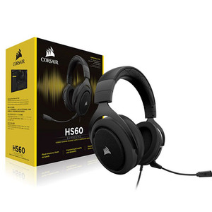 CORSAIR HS60 CA-9011173 7.1 Virtual Surround Sound PC Gaming Headset w//USB DAC