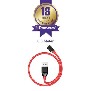 Tronsmart 19AWG Double Braided Lightning Cable 0.3M(1ft) [LTA22] R