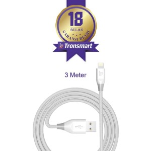 Tronsmart 19AWG Double Braided Lightning Cable 3M(10ft) [LTA08] W