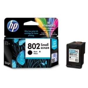 tinta hp 802 black color