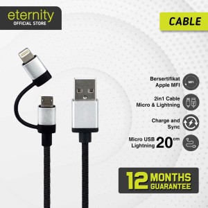Eternity - Nylon Braided 2in1 - Kabel Murah Promo