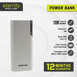 [FS] Arun  Storm / Powerbank 2 Port USB / 10.000mAh / Fast Charging