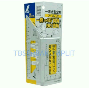 SHINWA SQUARE LAYOUT METER 90 /& 45 ALUMINUM BODY 62113 MADE IN JAPAN