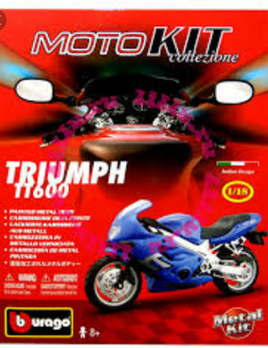 Burago Cycle Triumph TT 600 in 1:18