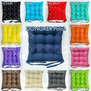 Bantal Alas Duduk Kursi / Bantal Motor Ibu Hamil Motif Warna Polkadot