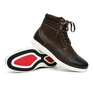 GINO MARIANI BENCO Exclusive Cow Leather FORMAL Men's Shoes Dark Brown - Cokelat Tua, 40