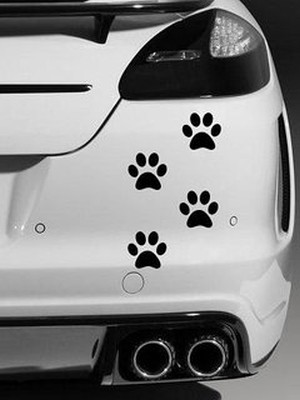 Jual Stiker Mobil Motor Kaca Body Dog Paw Sticker Lucu Kaki Anjing