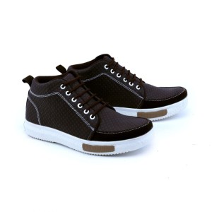 GARSEL sepatu CASUAL BOOTS pria remaja Coklat Tua GUD 1038 murah ori
