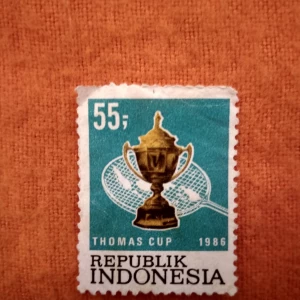 Perangko Thomas Cup 1986