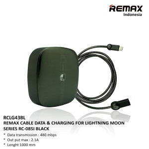 Remax Lightning Cable Data & Charging Moon Series RC-085i BLACK