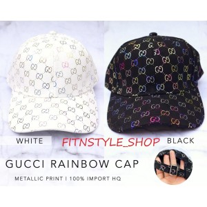 gucci rainbow cap