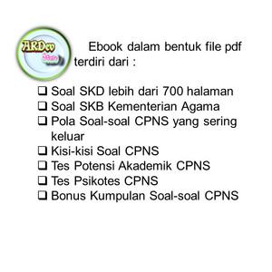 Soal Cpns Pdf Kementerian Agama Guru Galeri