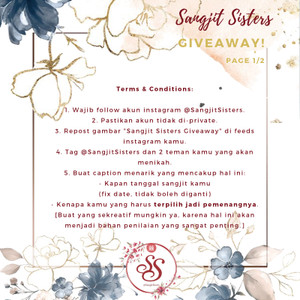 Unduh Gratis Gambar Sangjit Sisters Giveaway Terupdate oleh www.katacinta.co