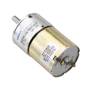 Zhengke ZGA37RG 12V 1000RPM Reduction Motor DC Gear Motor