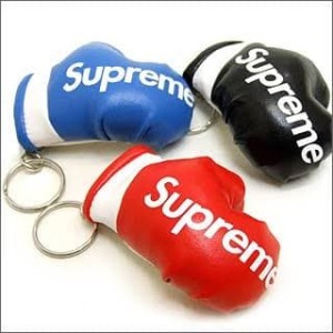 supreme boxing glove keychain