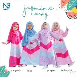 GAMIS SET ANAK NU BINTANG JASMINE CANDY