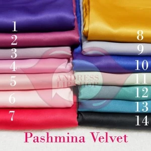 Pashmina Satin Velvet