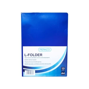 PEPACO, L FOLDER, A4, BLUE, 10 PC