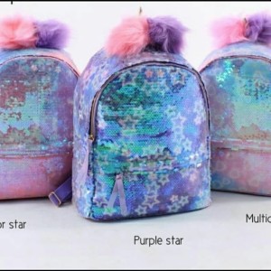 Tas Ransel Sekolah Anak Sequin Import