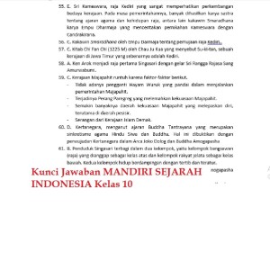 Kunci Jawaban Sejarah Indonesia Kelas 10 Penerbit Erlangga Bab 2 - 31+ Kunci Jawaban Sejarah Indonesia Kelas 10 Penerbit Erlangga Bab 2 Gratis