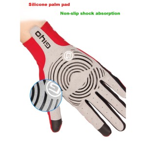 GIYO Breathable Cycling Gloves Sliding Screen Anti Slip Gel Pad Road Bike Full