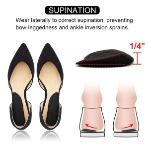 lateral heel wedges for supination