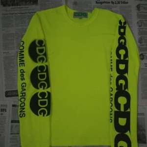 cdg neon long sleeve