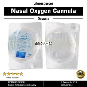 Jual Bg Liferesources Nasal Oxygen Cannula Selang Oksigen Dewasa Jakarta Barat Brigames Tokopedia