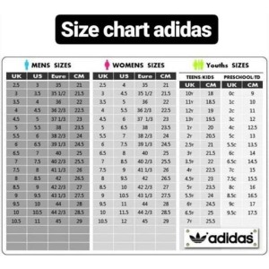 adidas originals size chart