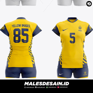 Jual Women S Volleyball Kit With V Neck Jersey Mockup Desain Malesdesain Jakarta Timur Malesdesain Tokopedia