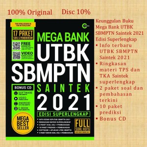 Jual Buku Mega Bank Utbk Sbmptn Saintek 2021 Superlengkap Jakarta Pusat Toko Buku Duta Tokopedia