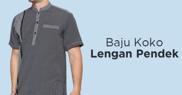 Jual    Baju Koko Lengan Pendek Model Terbaru 2019 - Harga